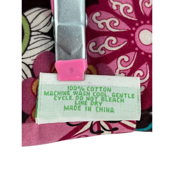 Vera Bradley Mod Floral Pink Quilted Hipster Crossbody Messenger Shoulder Bag Co - Picture 11 of 15